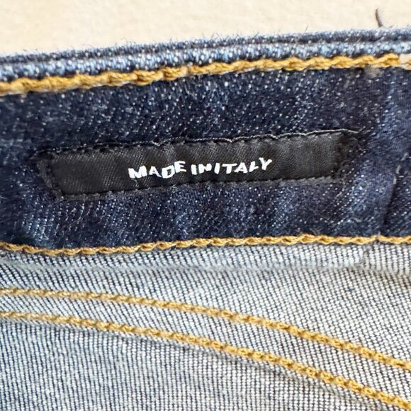 R13 Skinny High Rise Jeans Dark Indigo Made in Italy Women’s 29 - Picture 10 of 16